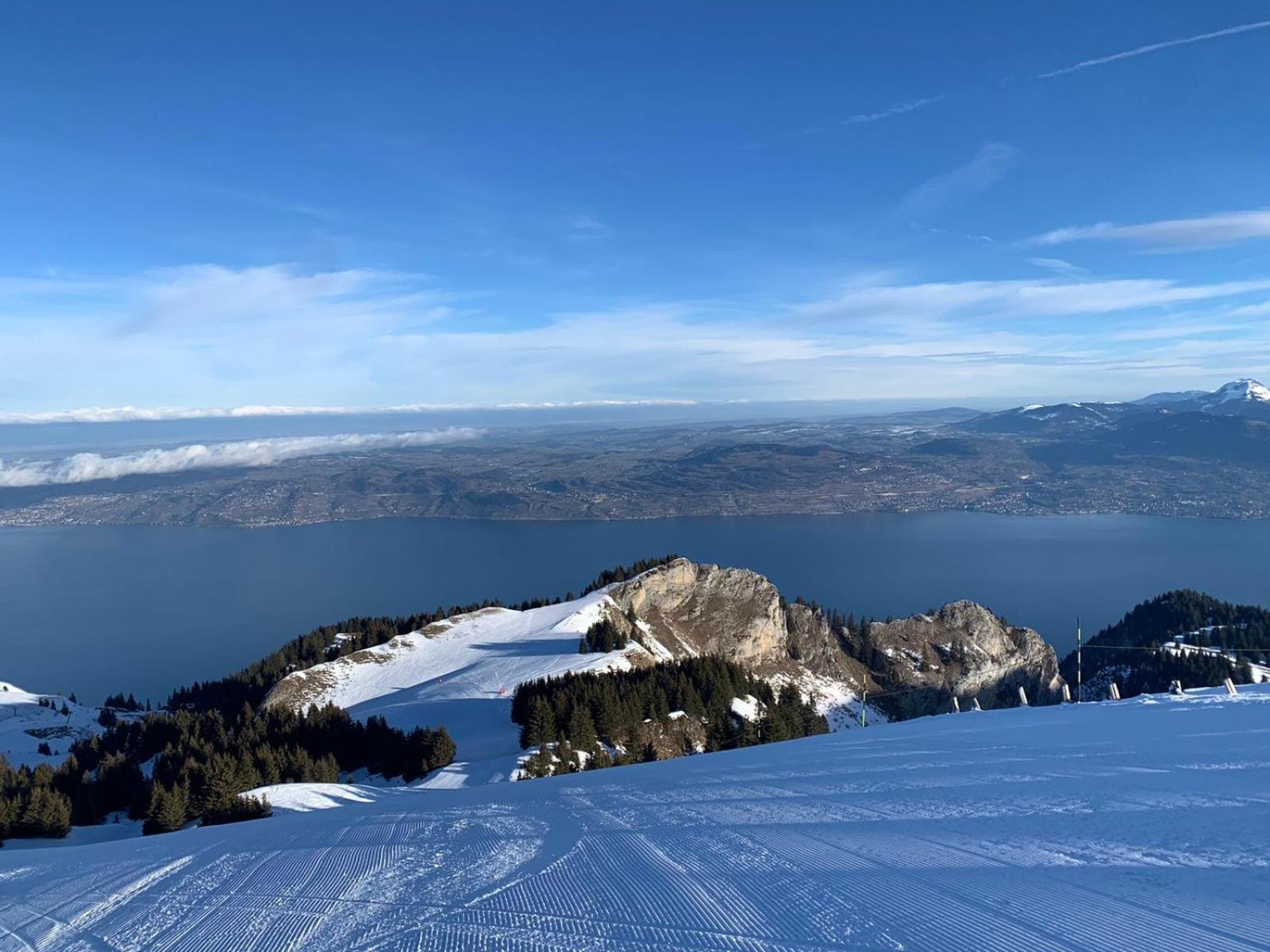 Chalet Les Alpages Vue Panoramique Sur Le Lac Leman Толлон Экстерьер фото